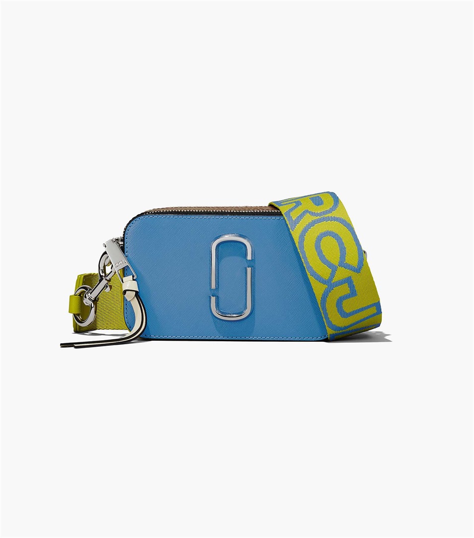 Marc Jacobs Blue & Yellow 'The Snapshot' Bag